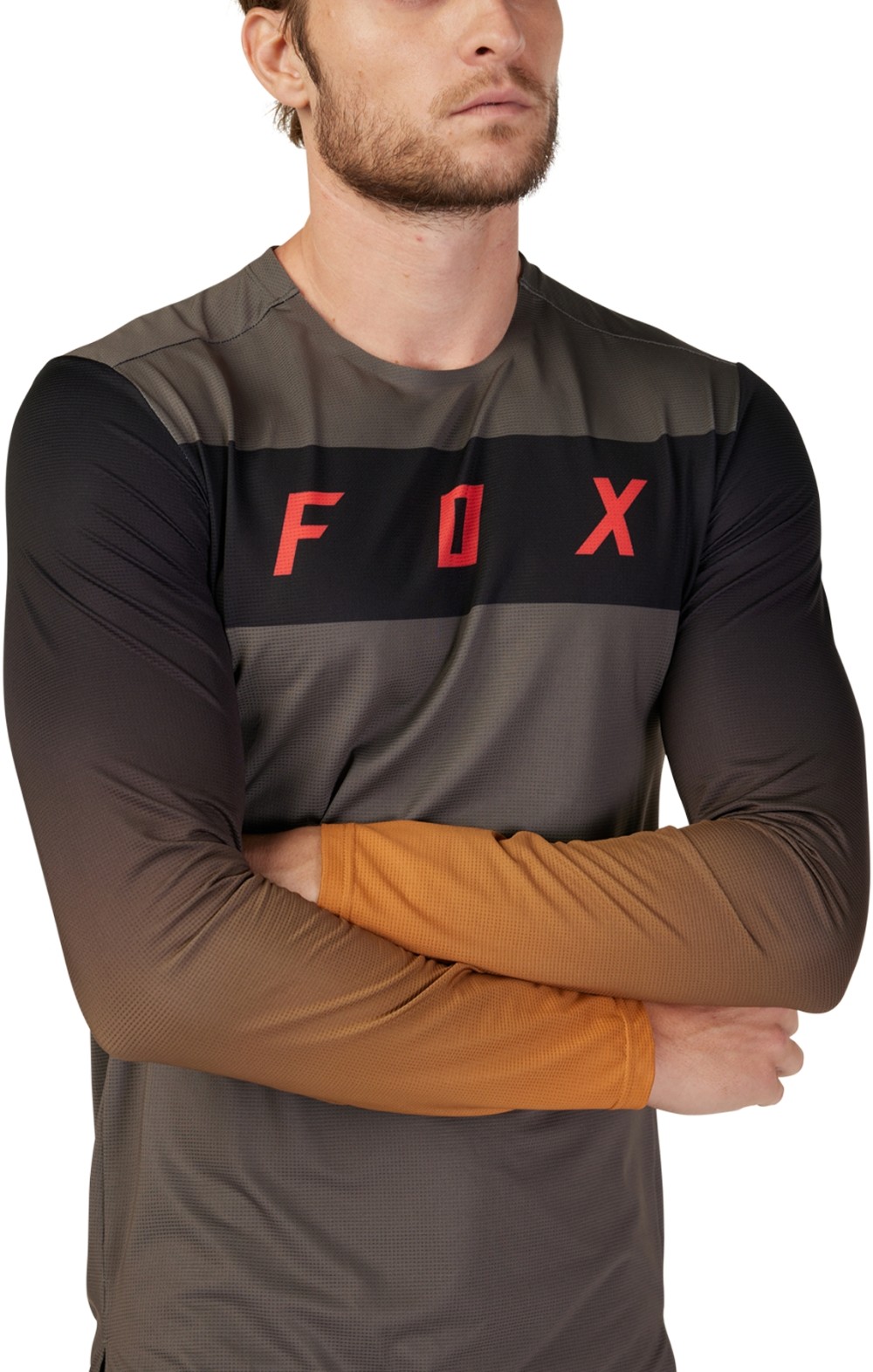 Fox Clothing Flexair Long Sleeve Cycling Jersey Arcadia Tredz Bikes