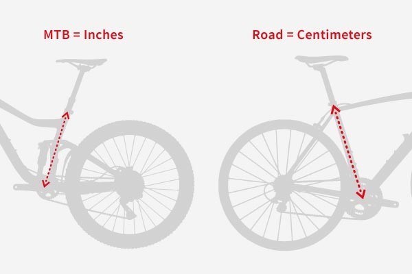 measure mountain bike frame