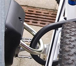 ground anchor bike lock