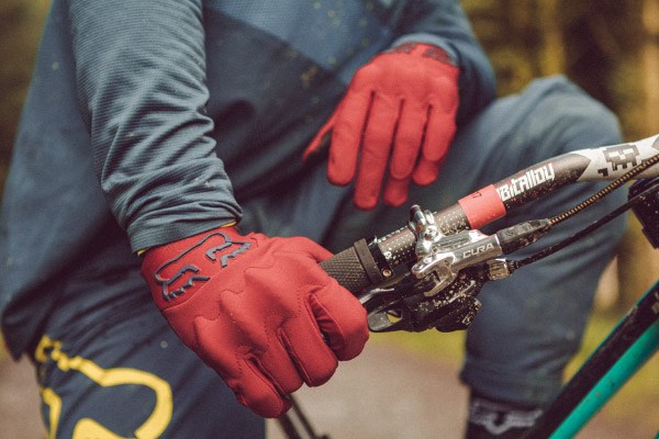 Fox Clothing's Attack gloves have D3O padding on the knuckles to protect from trailside obstacles