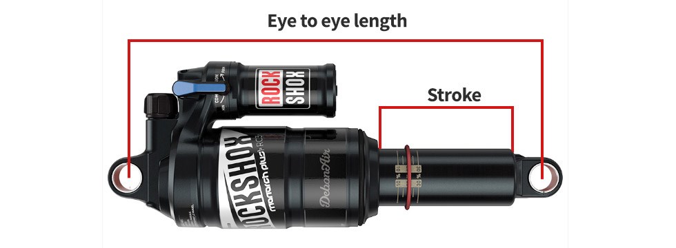 Measurements to take on a rear shock