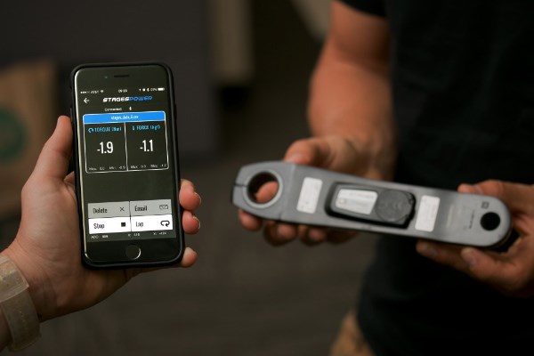 Power meter crank arm and companion phone app