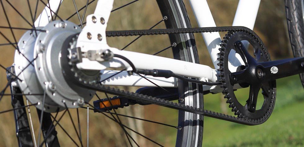 Gtech Sport electric bike carbon belt drive and motor