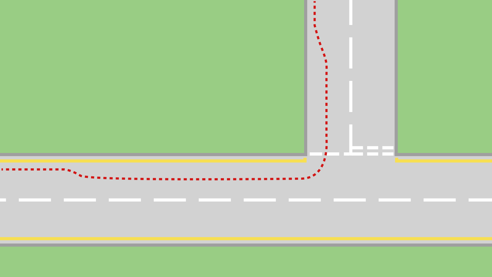 The Manouevre - Turning left into a side road