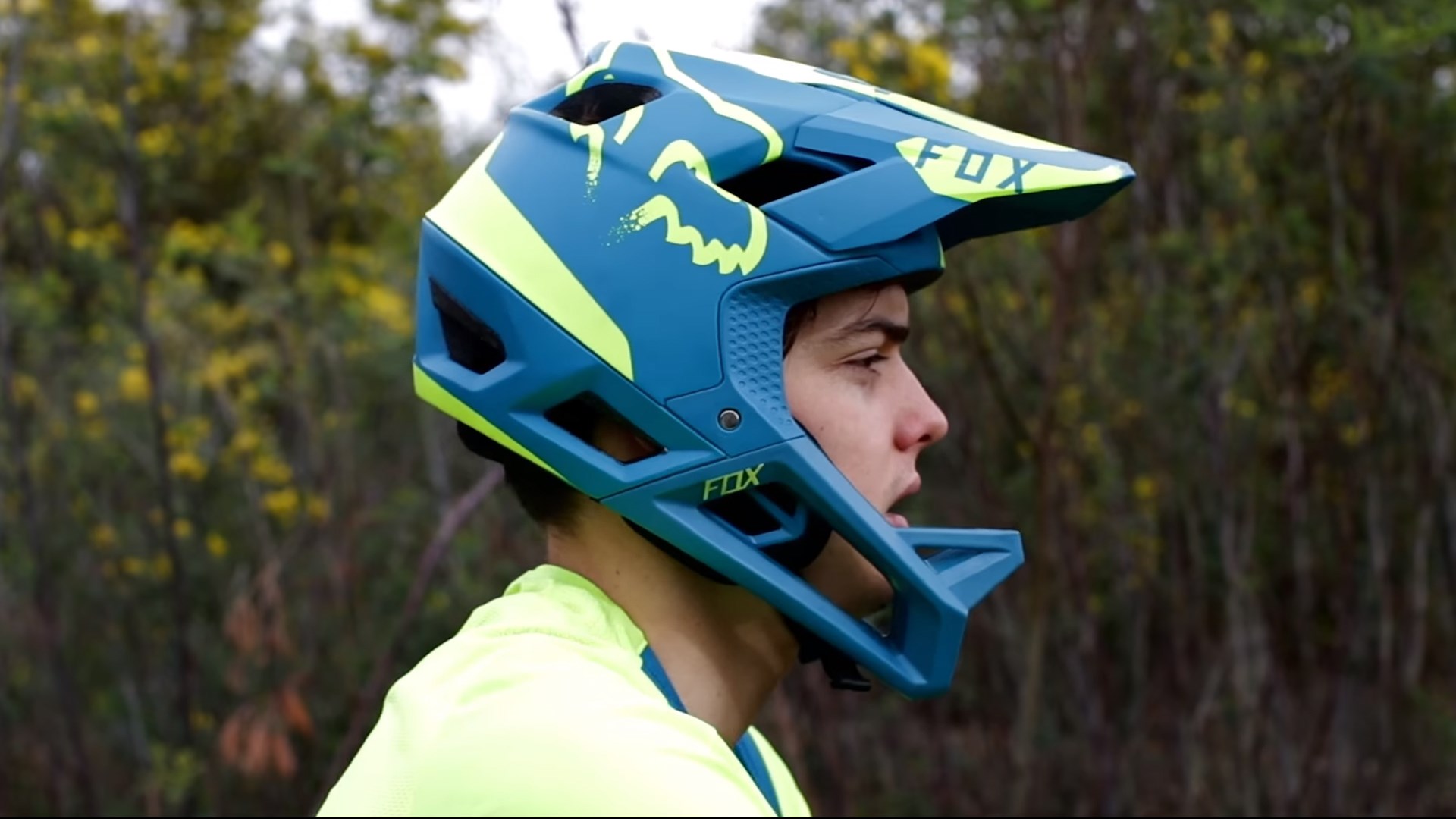 fox full face helmet proframe