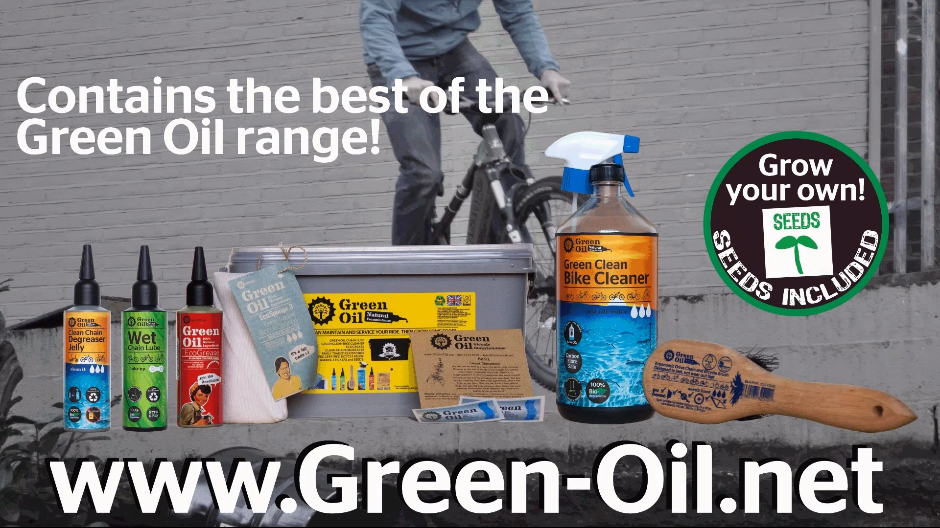 Green Oil Eco Rider Deluxe set