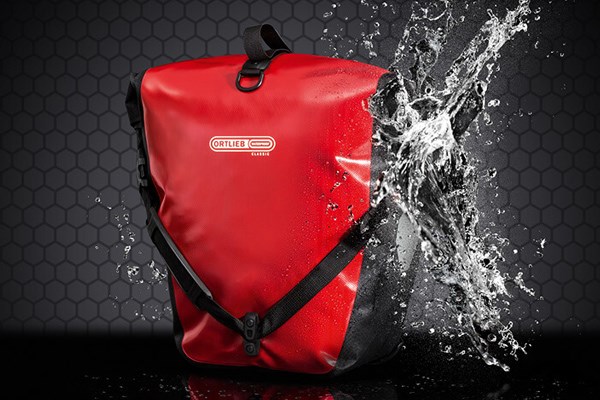 Ortlieb rear pannier bag waterproof test
