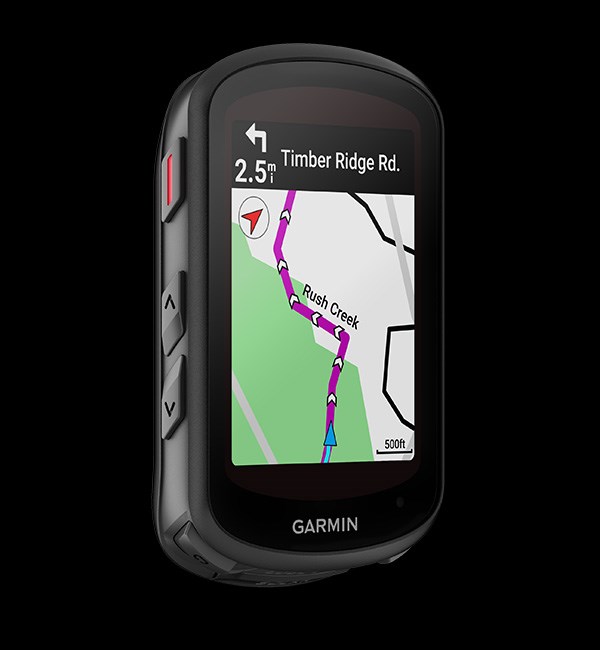 Garmin Edge 540 navigation screen
