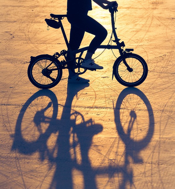 Brompton P Line bike silhouette