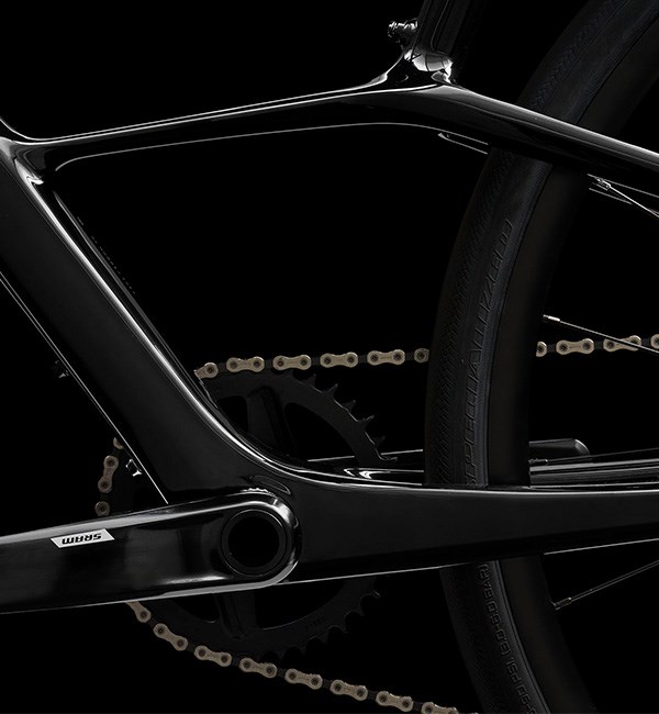 Specialized Sirrus Carbon frame detail showing compliance junction