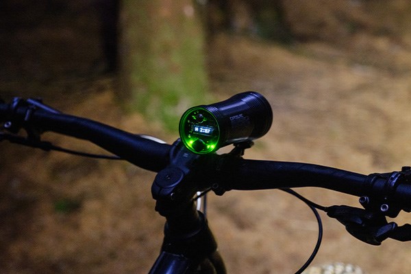 Maxx-D MTB bars in the wood at night