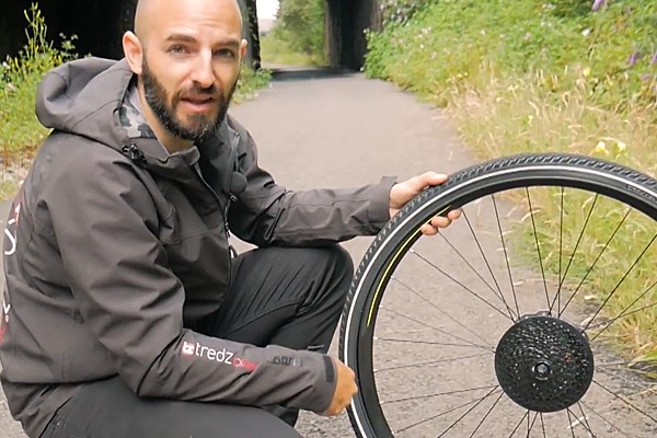 fixing puncture on bike