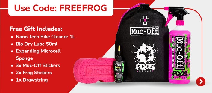 Free Frog Muc Off Bag With Any Frog Bike