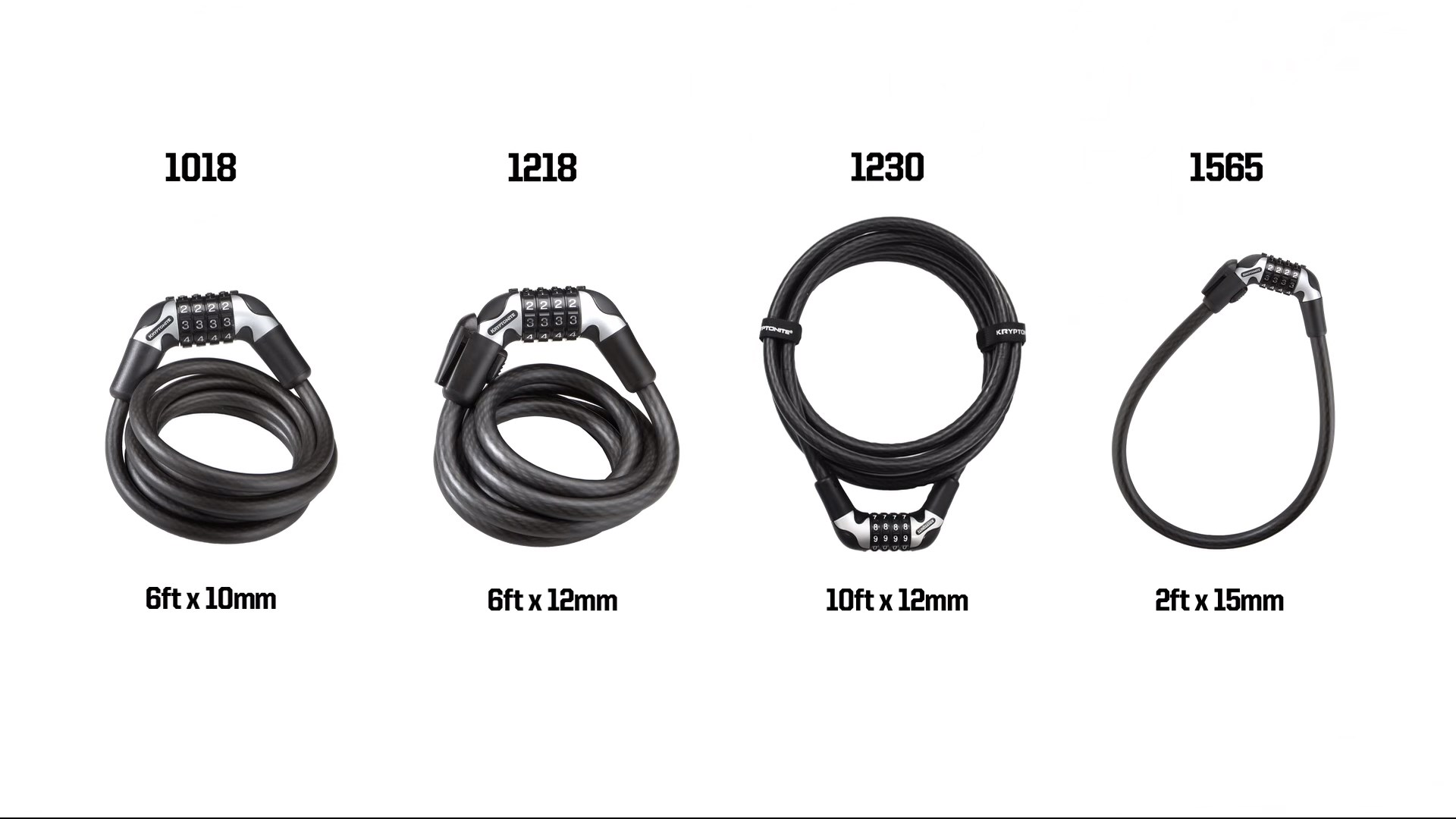 Kryptonite KryptoFlex Key and Combo Cables