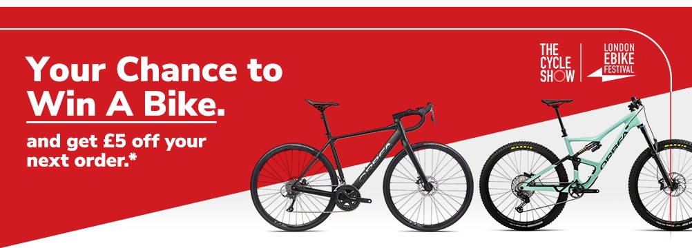 Your Chance to Win A Bike and get £5 off your next order