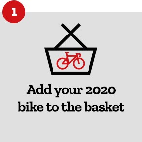 Step 1: Add 2020 Bike to Basket