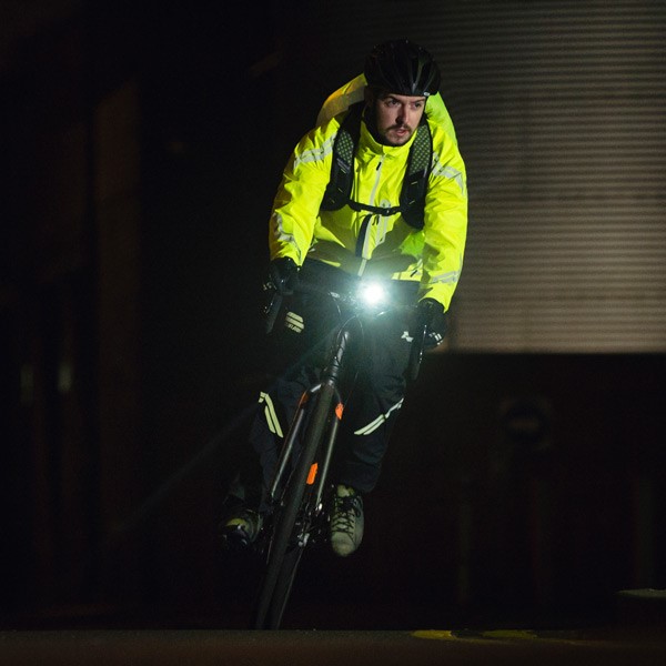 Altura High Vis Altura Night Vision Cycling Gloves & Raleigh Poncho Cape 