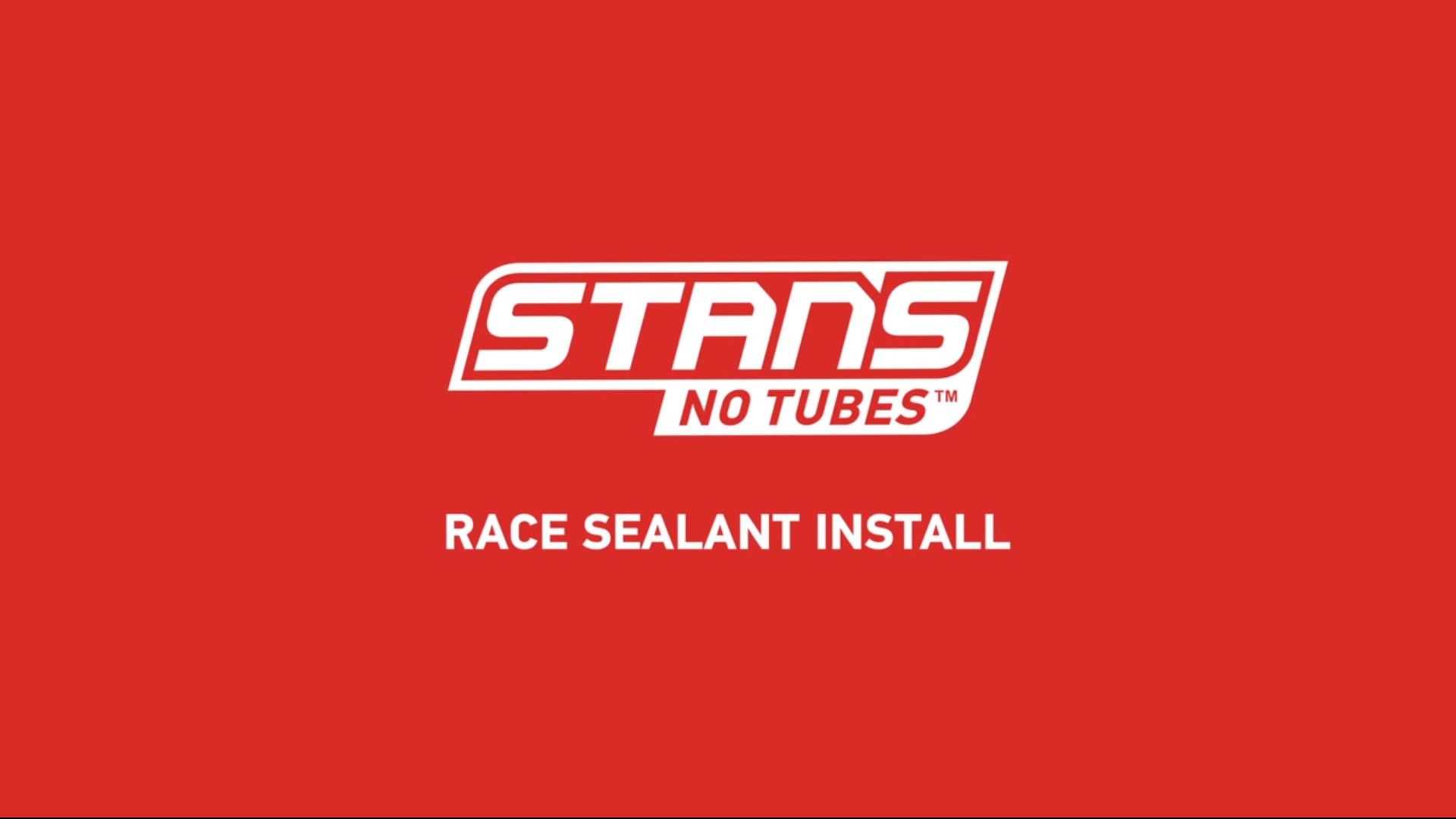 Race Sealant Install - Stan's NoTubes