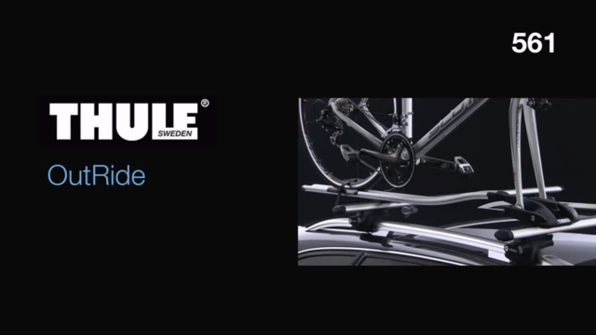 thule outride 561 roof fork mount cycle carrier