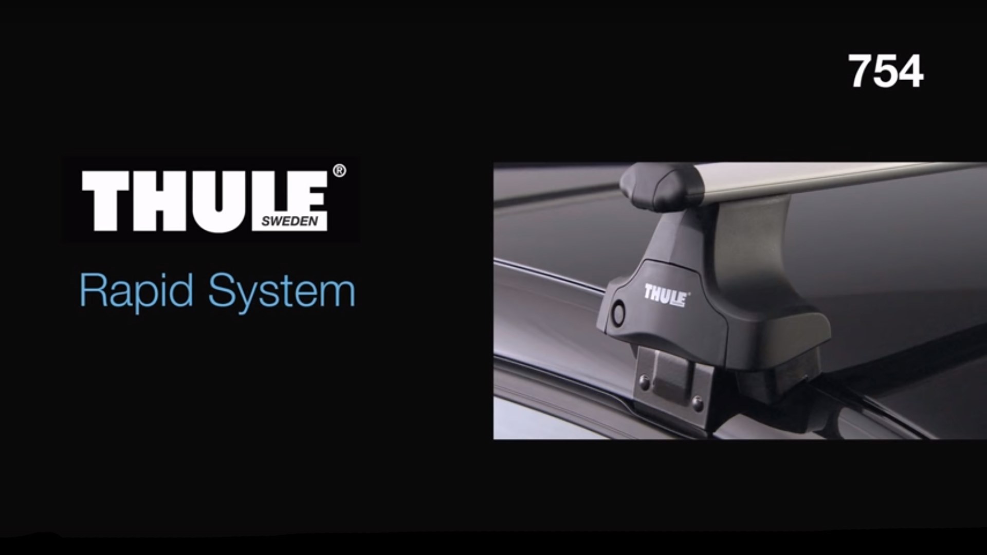 Thule WINGBAR 969 + Rapid System 754 + Kit 1726