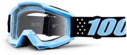 100% Accuri Youth Anti-Fog Clear Lens MTB Goggles