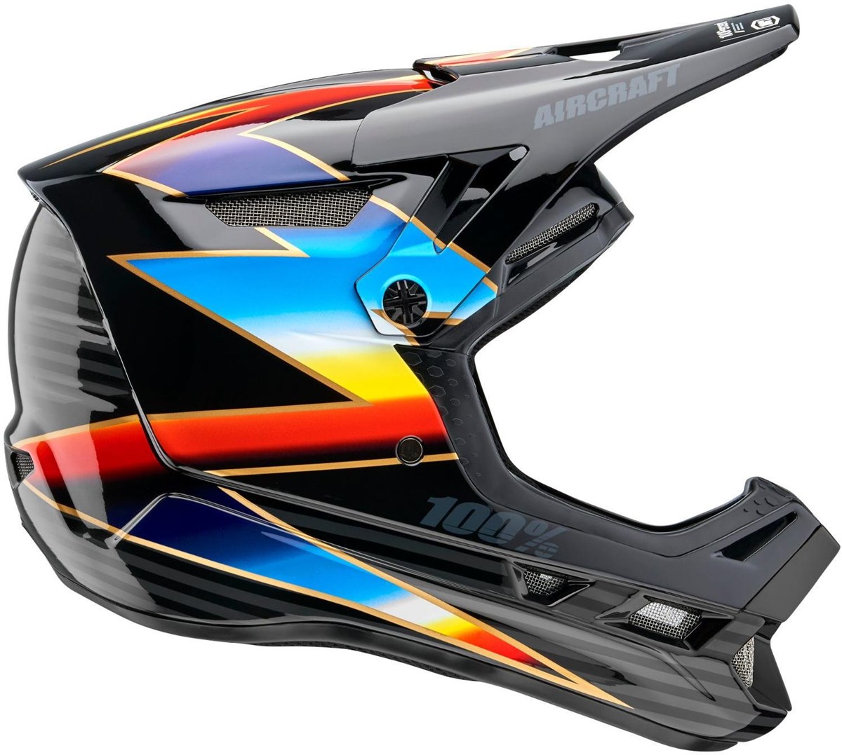 100 Aircraft Composite Full Face Mtb Helmet Tredz Bikes 0254