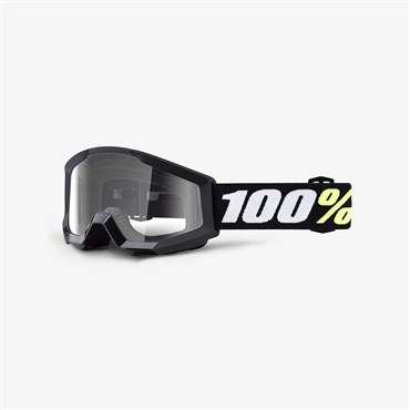 100% Strata Mini MTB Cycling Goggles - Clear Lens