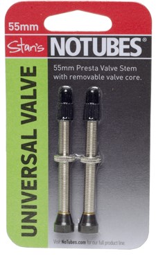 Stans NoTubes Universal 55mm Valve Stem Pair Stans NoTubes Universal 55mm Valve Stem Pair
