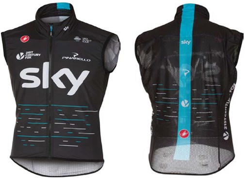 Download Castelli Team Sky Pro Light Wind Cycling Vest / Gilet ...