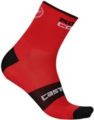 Castelli Rosso Corsa 9 Cycling Socks