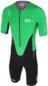 Huub Dave Scott Sleeved Long Course Green Triathlon Suit