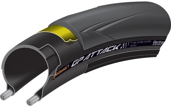 Continental Grand Prix Attack and Force III 700c Tyre Set Black Chili product image