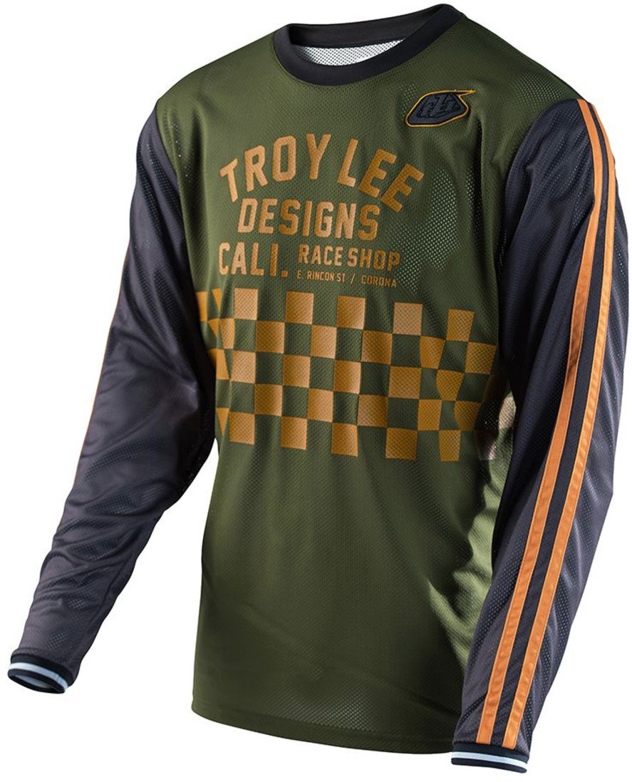Troy Lee Designs Super Retro Check Long Sleeve Cycling Jersey product image