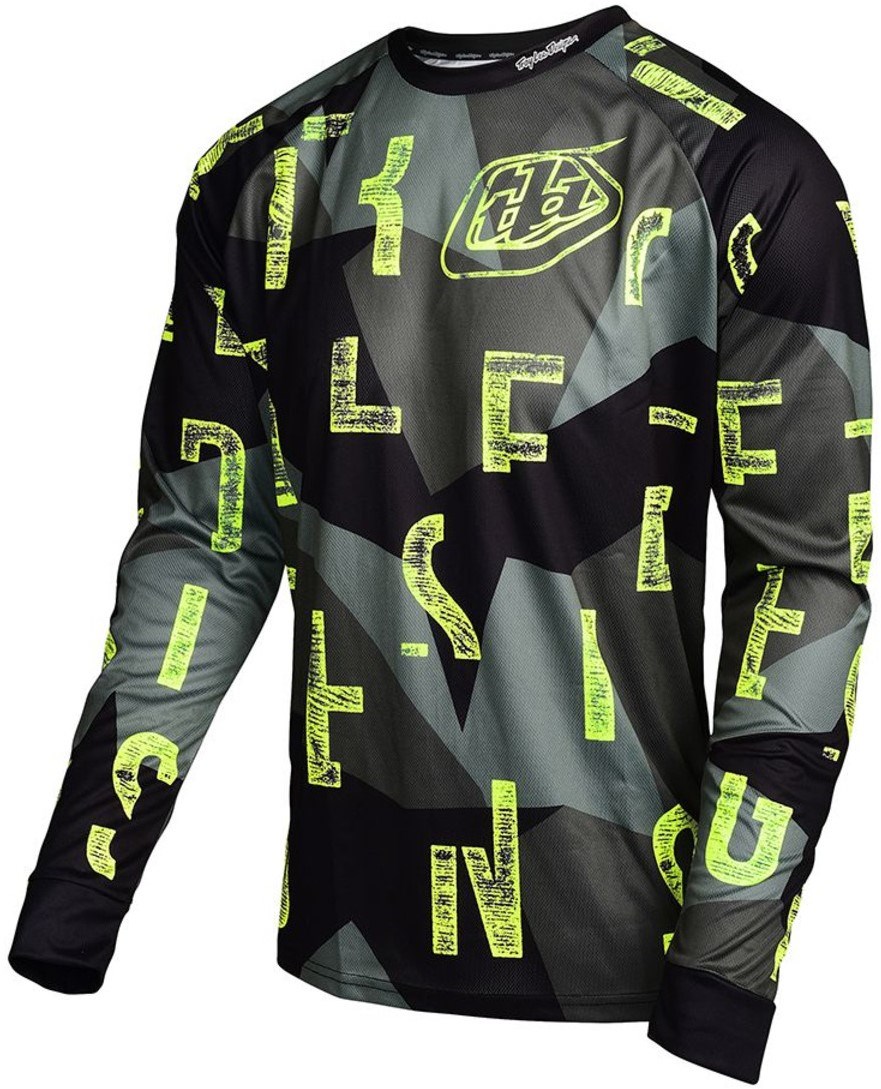 Troy Lee Designs Moto Chop Block Long Sleeve Cycling Jersey product image