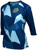 Troy Lee Designs Ruckus Chop Womens 3/4 Sleeve Cycling Jersey