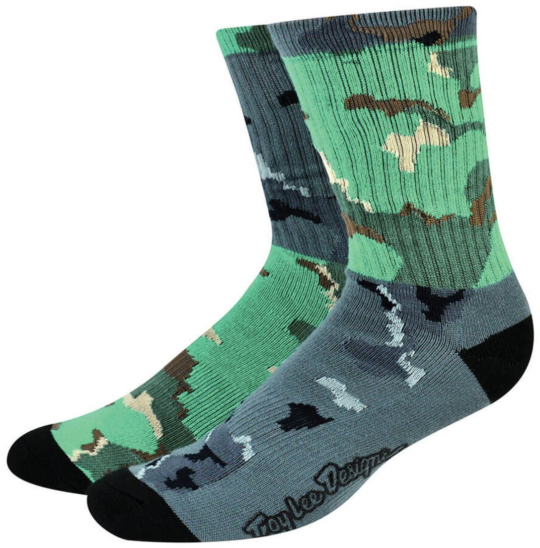 Troy Lee Designs Mixed Camo Crew Socks product image