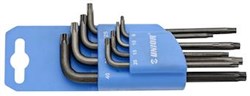 Unior Set Of Wrenches With TX Profile In Plastic Clip - 220/7TXPH