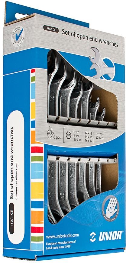 Unior Set Of Open End Wrenches In Carton Box - 110/1CS product image