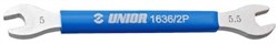 Unior Spoke Wrench, 5 and 5.5mm - 1636/2P