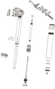 RockShox Bulk Bushing & O-Ring Inner Sealhead - Reverb and Reverb Stealth B1 (Qty 10) MY18