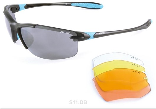 NRC S11 Cycling Glasses with 3 Lenses