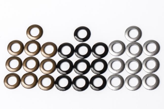 Magura Cover Kit: 10x Silver (open) / 10x Black (open) product image