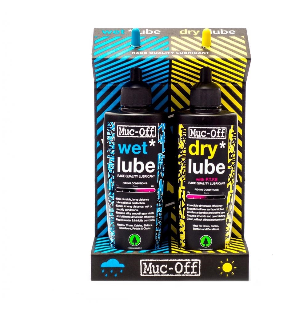 Muc-Off Lube Wet and Dry 120ml Twinpack product image