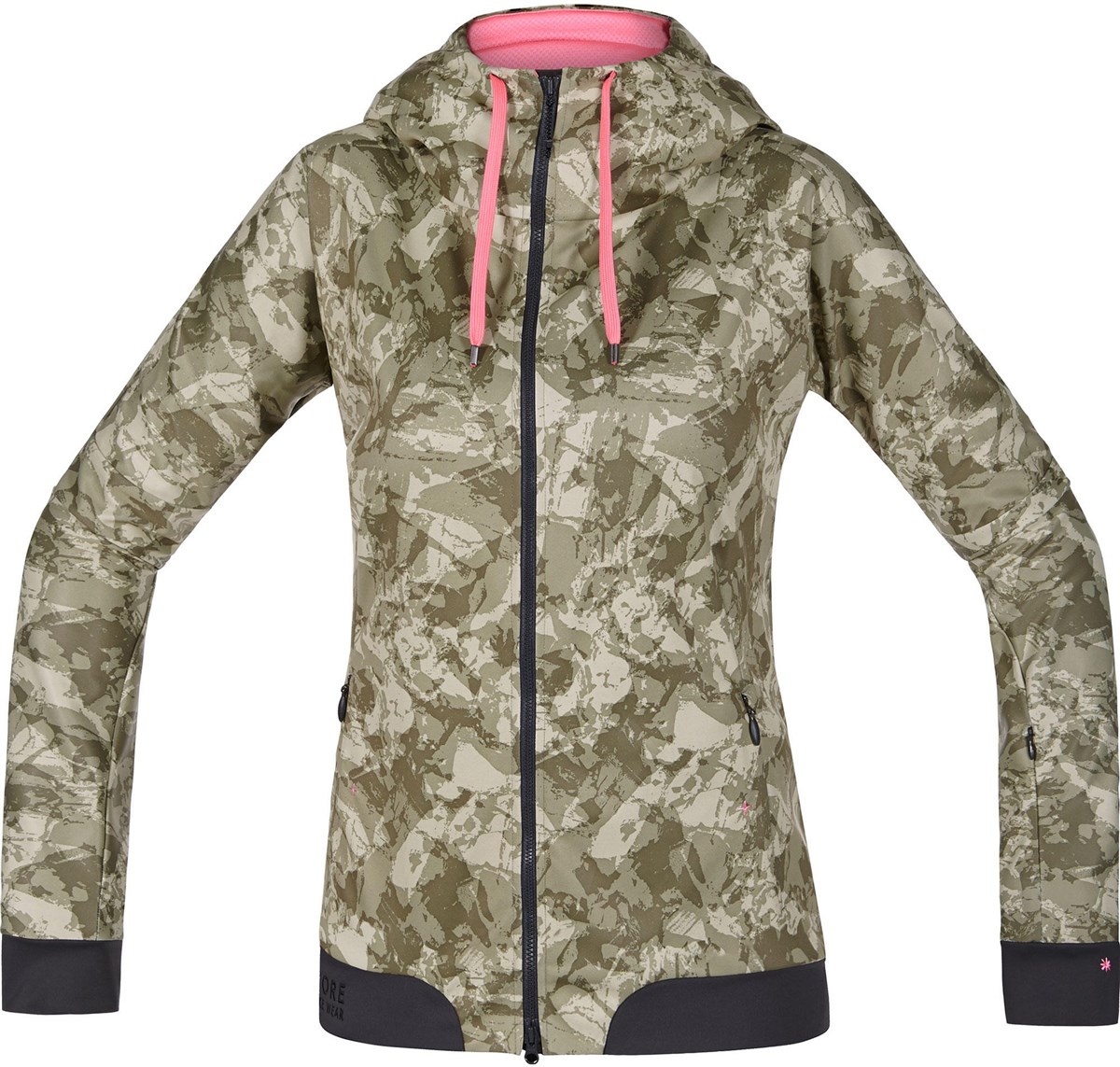 Gore Power Trail Lady Print Windstopper Soft Shell Hoody SS17 product image