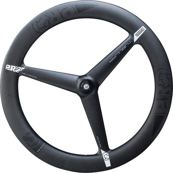Pro 3K Carbon 3-Spoke Tubular Front Road Wheel product image