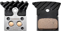 Shimano L04c Disc Brake Pads, Alloy Backed With Cooling Fins, Metal Sintered
