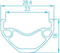 Alexrims MD23 26" TL Ready MTB Rim