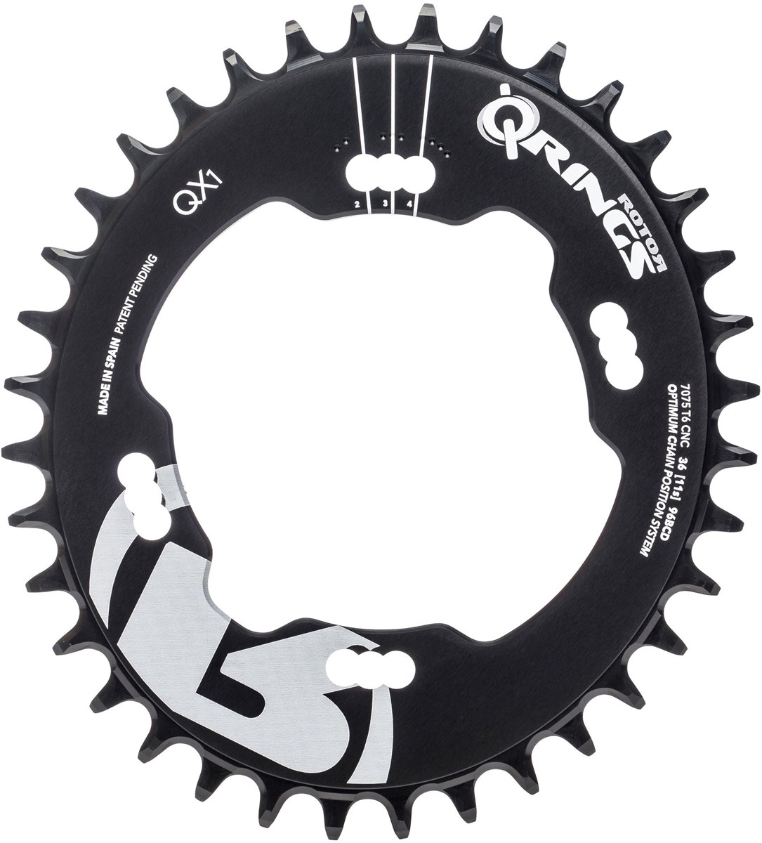 Rotor QX1 XTR 9000 BCD 96 Chainring product image