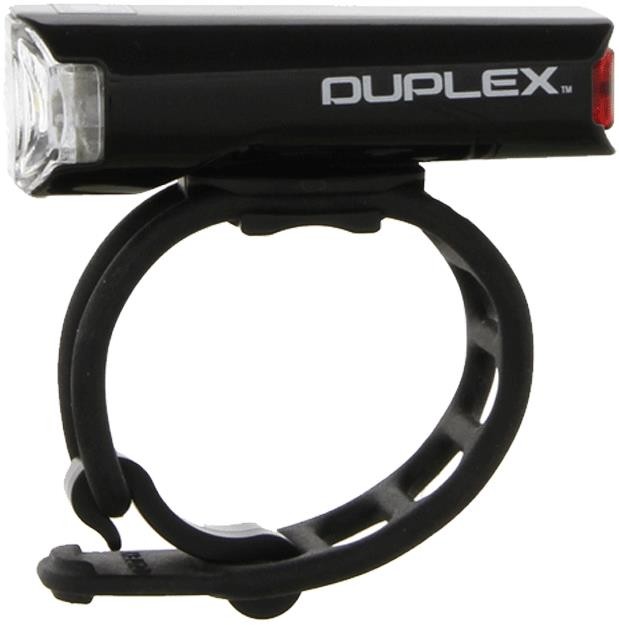 Duplex Front & Rear Helmet Battery Bike Light image 0