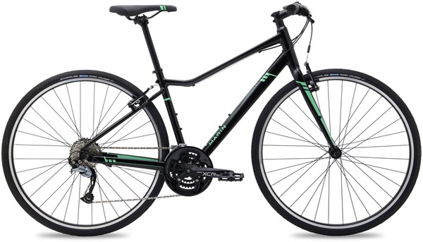 marin terra linda sc2 2018 ladies hybrid bike black